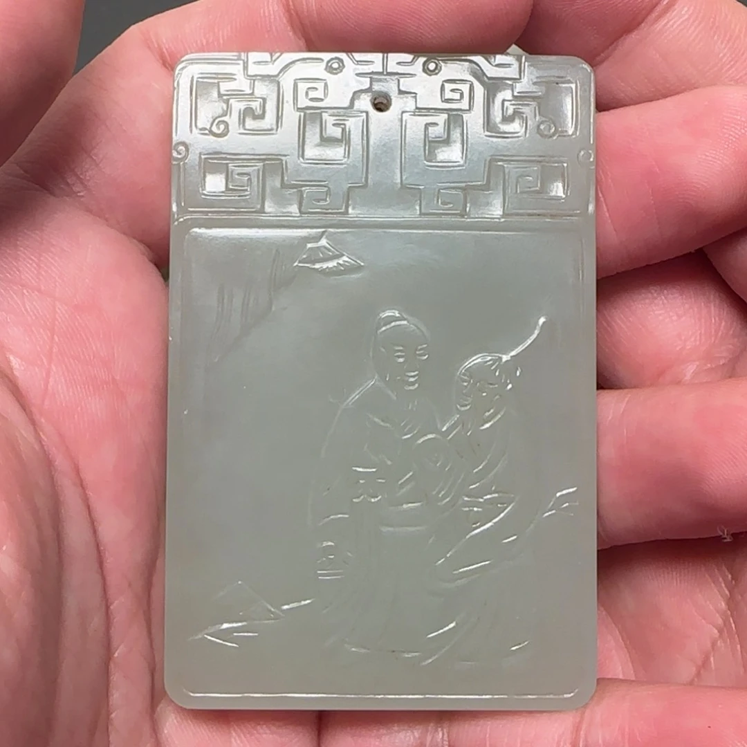 和田玉把件未镶嵌过**忘