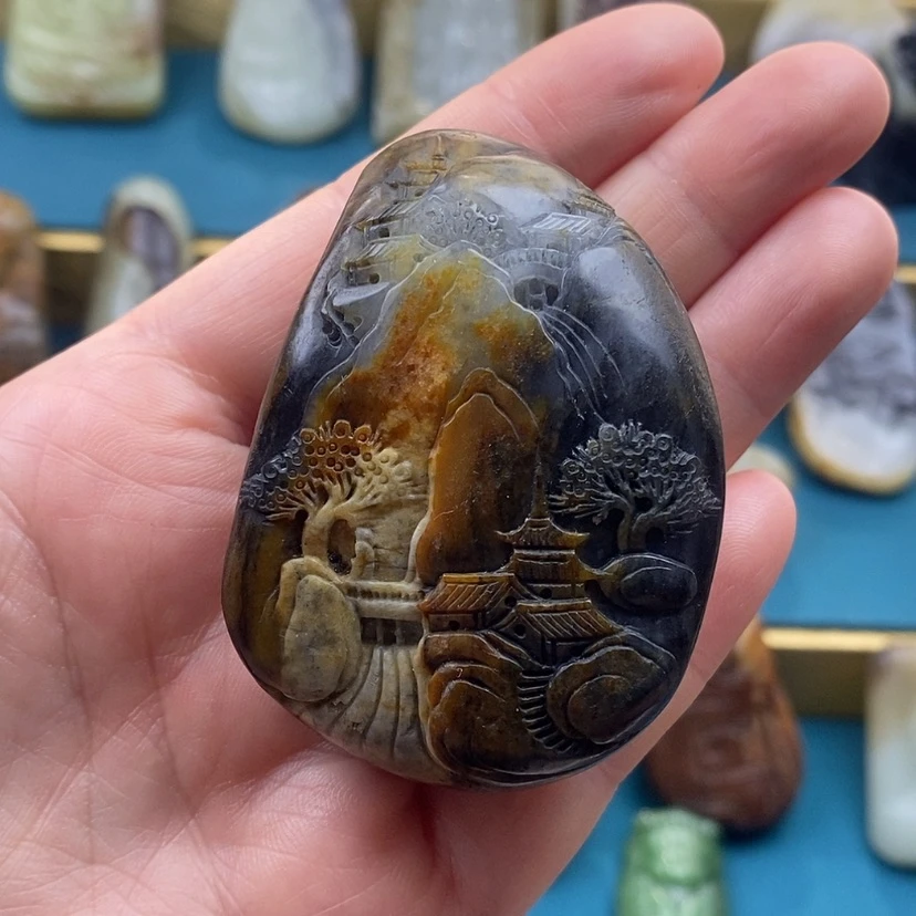 【闪购商品】未镶嵌和田玉把件阿*猫