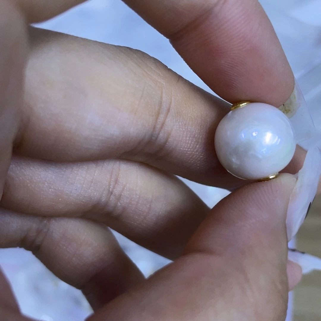 淡水珍珠银S925镶嵌颈饰