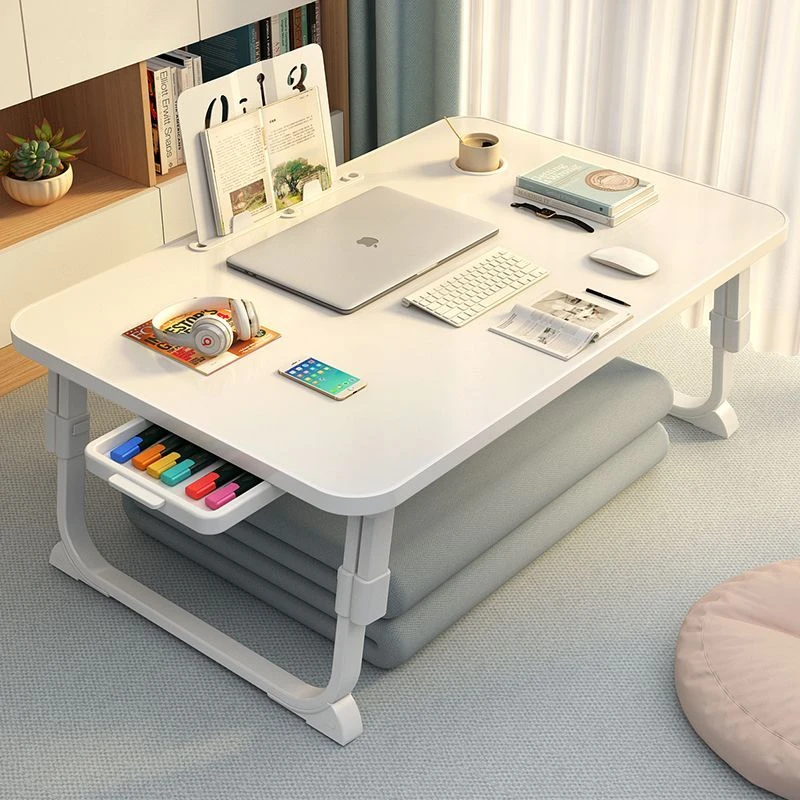 新疆包邮升降桌子床上书桌可折叠小桌子学生宿舍学习桌卧室坐地飘
