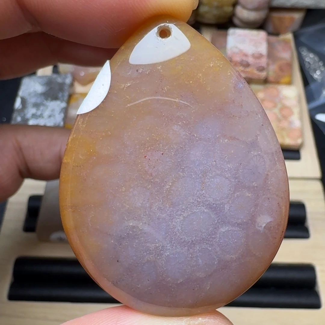 硅化玉未镶嵌纯天然色有机玉石保真色