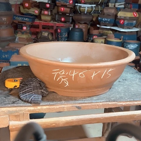 紫砂花盆大碗盆一个微微