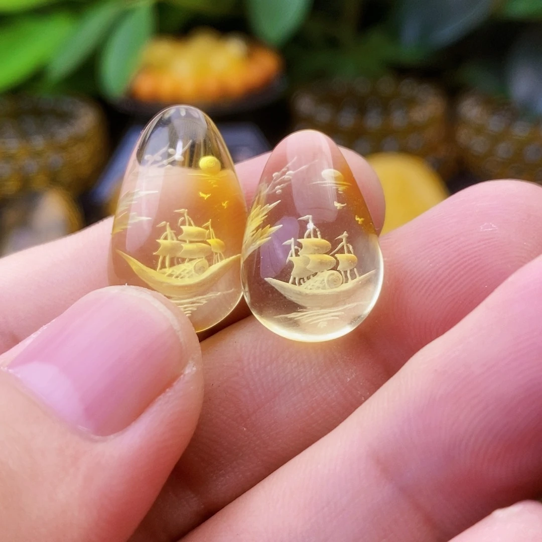 【闪购商品】金珀吊坠(不含链)未镶嵌希*