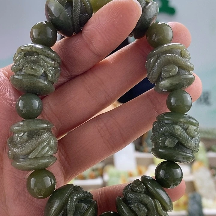 和田玉手链未镶嵌