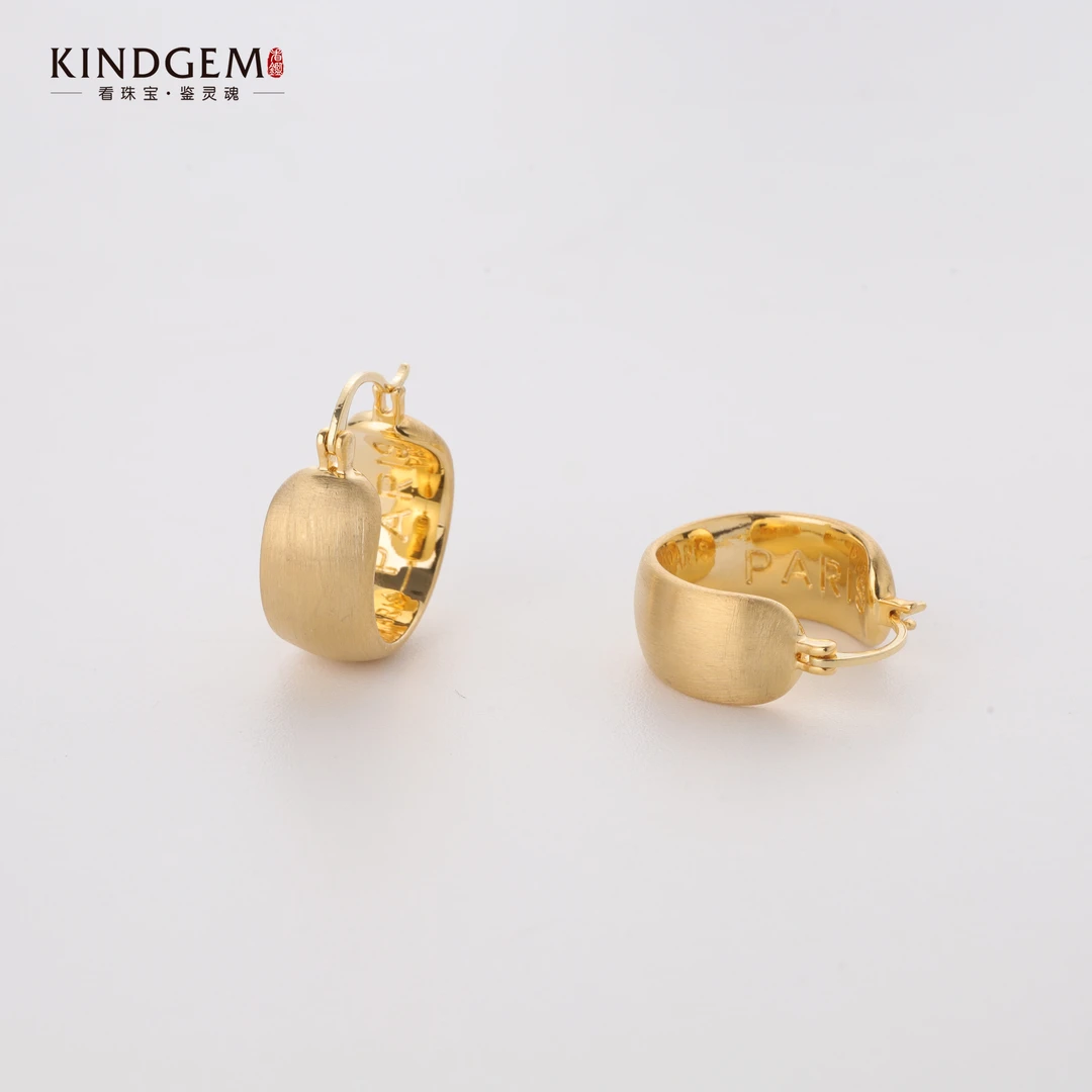 铜合金耳饰 BM195XKKC-24899小众轻奢气质百搭精致简约耳环