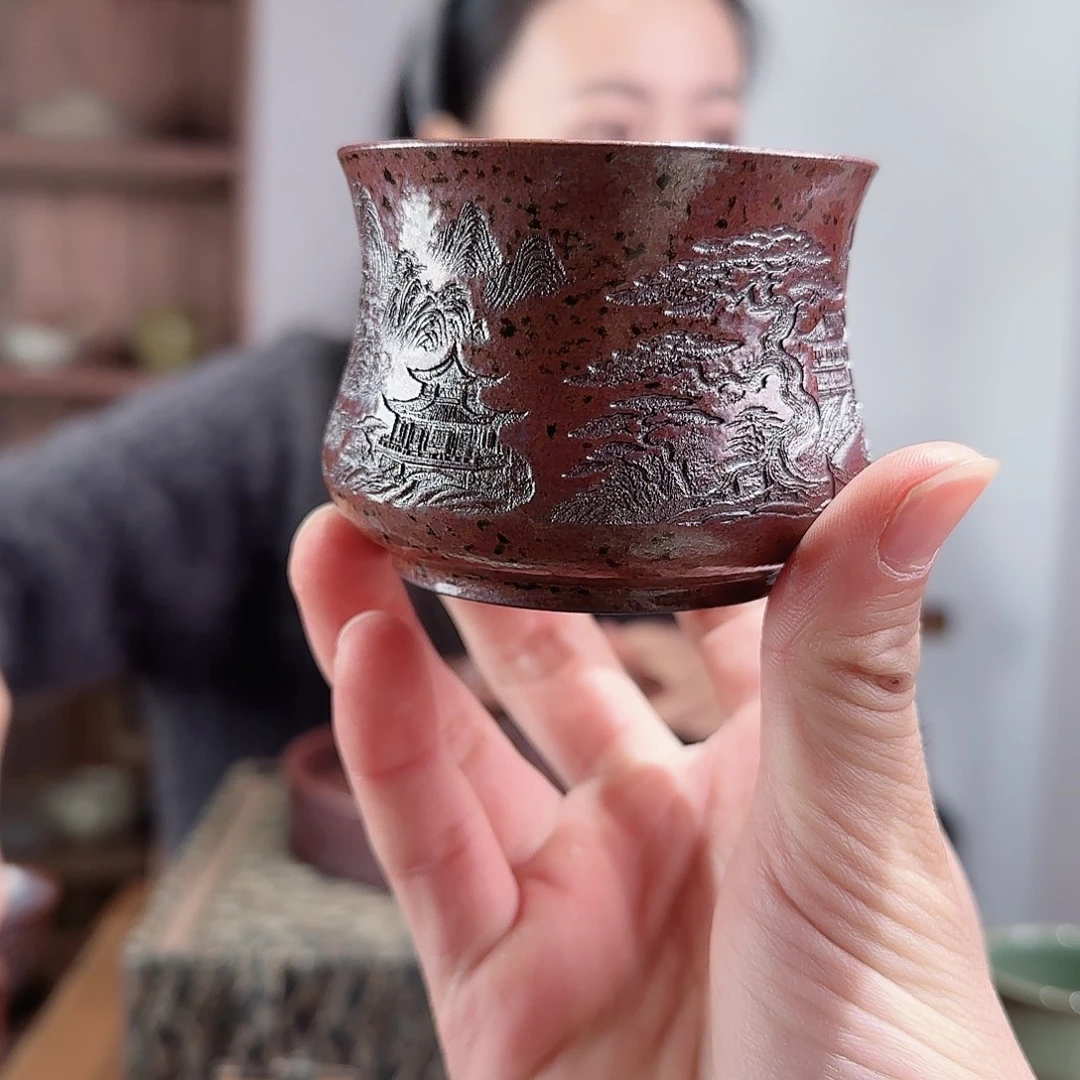 摆件瓷铁胎铁釉1111