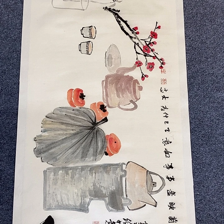 国画纯手绘国画写意作品50*100