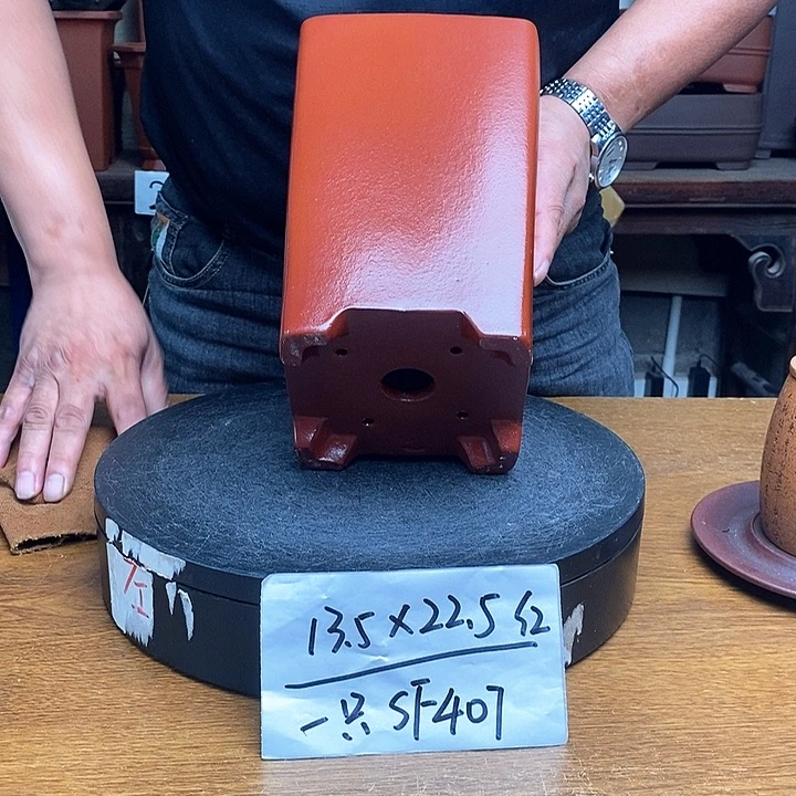 紫砂花盆货号一只SF407