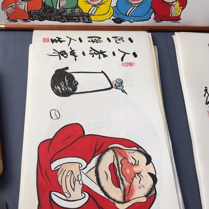国画纯手绘禅意画作品