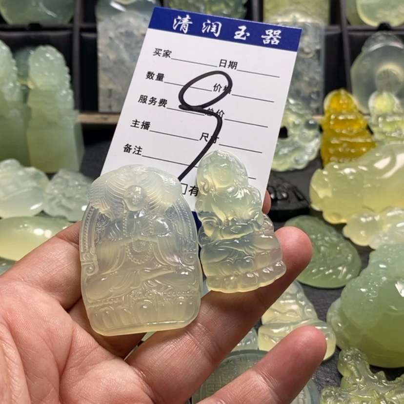 【闪购商品】蛇纹石玉合金颈饰吾**疯