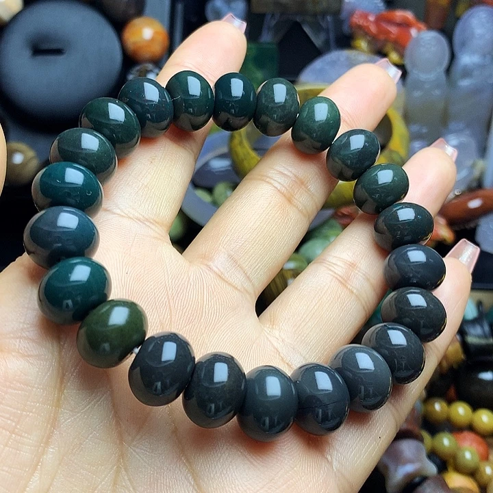 硅化玉未镶嵌手串