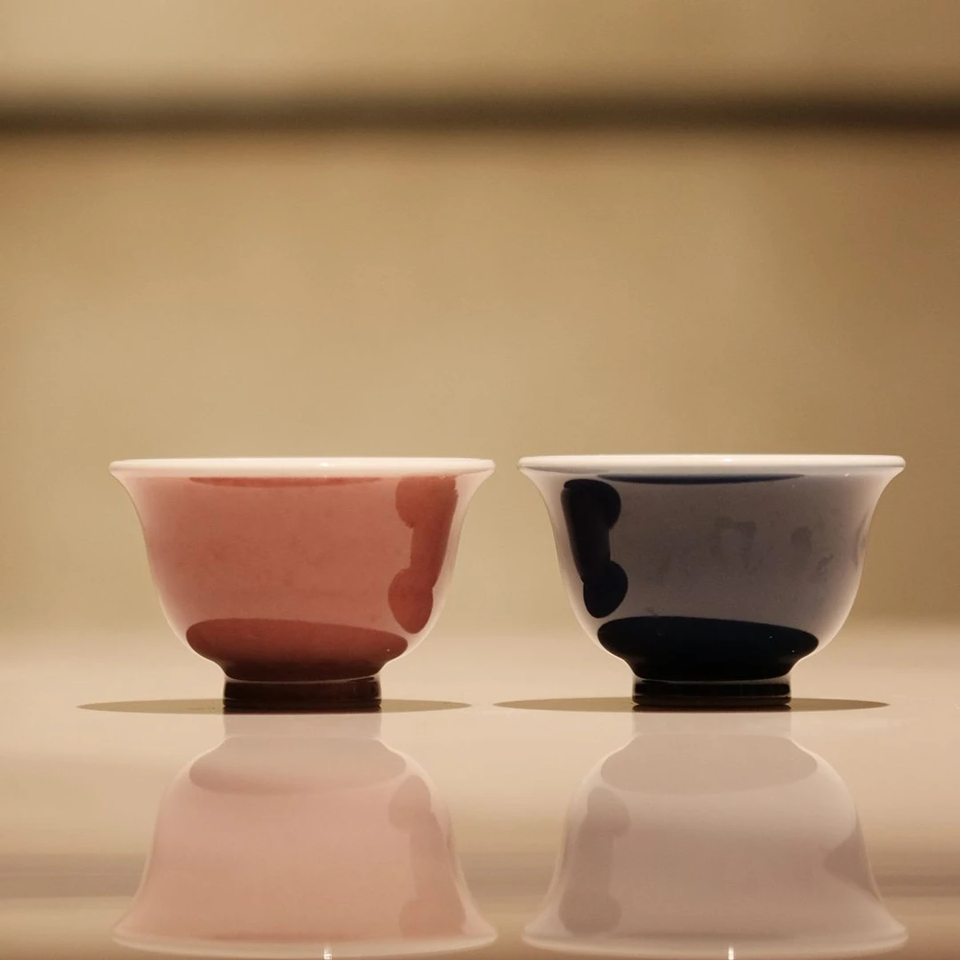 树见造物x半斋丨《祭蓝小压手杯》