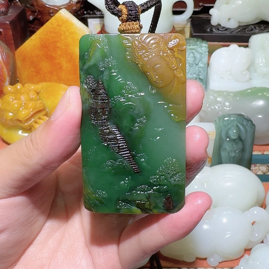 未镶嵌和田玉把件侯*臣