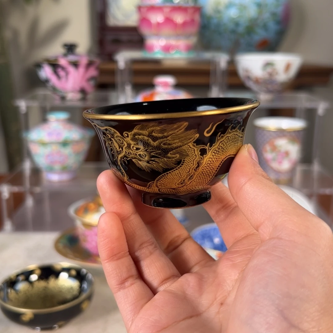 纯手工手绘 高端茶器