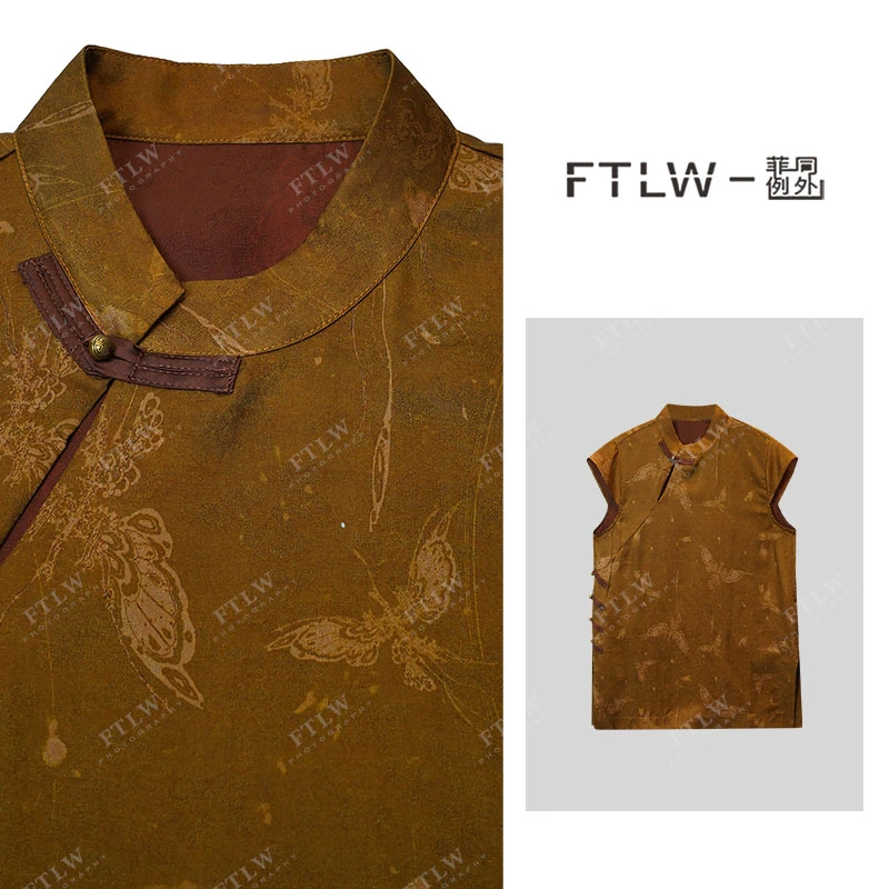 板熙FTLW-【金蝴蝶】轻奢高级感气质时尚优雅女装旗袍-3654
