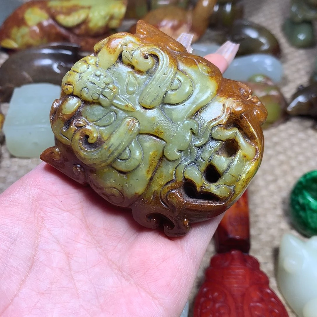 白玉菩提吊坠挂件