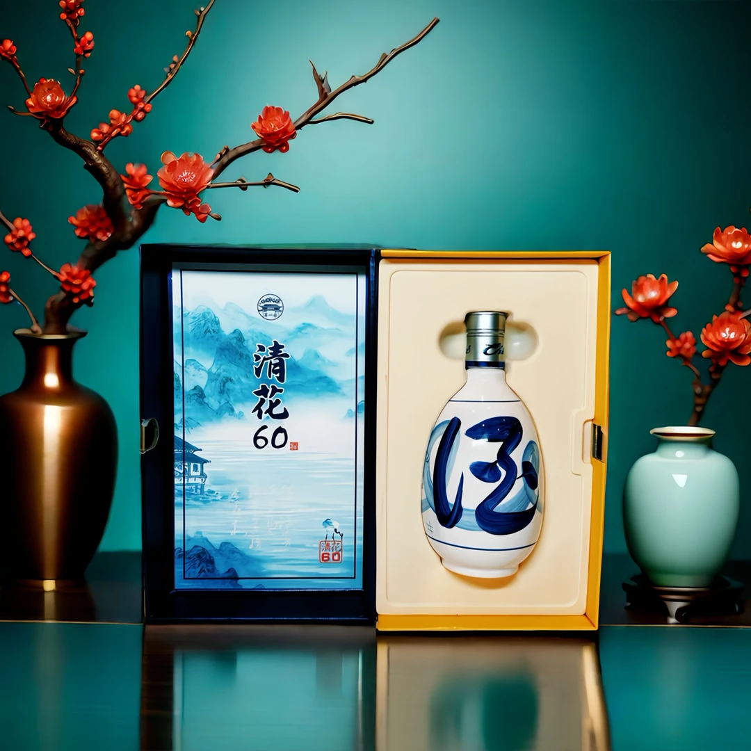 第一园【清 花  6 0 *1瓶】53度°高端礼盒清香型白酒475ml