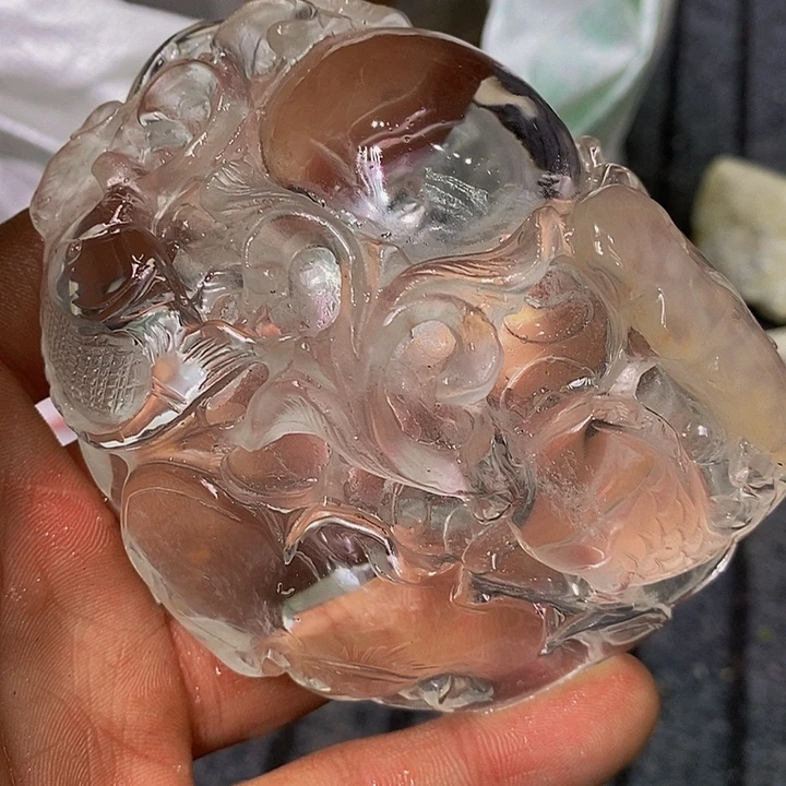 Y***术未镶嵌珠宝半成品水晶