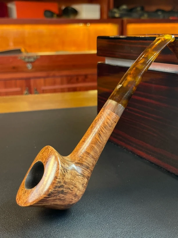 意大利维布拉蒂1花级别手工石楠木烟斗内径19.5斗深26.3
