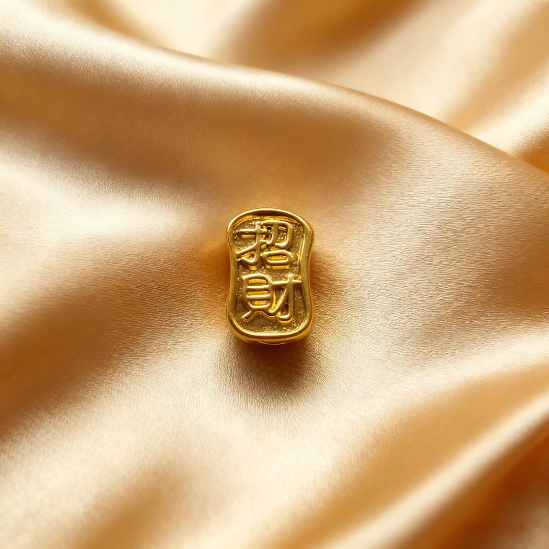 【黄金】足金999中穿招财纳福XTN307