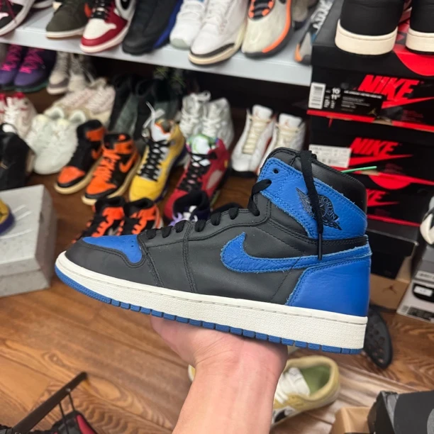 95新 MM6 42码/aj1皇家蓝/无原盒/胶水老化风险