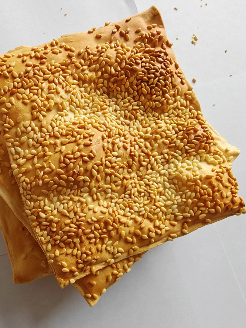 美食烧饼特产咸味芝麻饼零食糕点缸炉