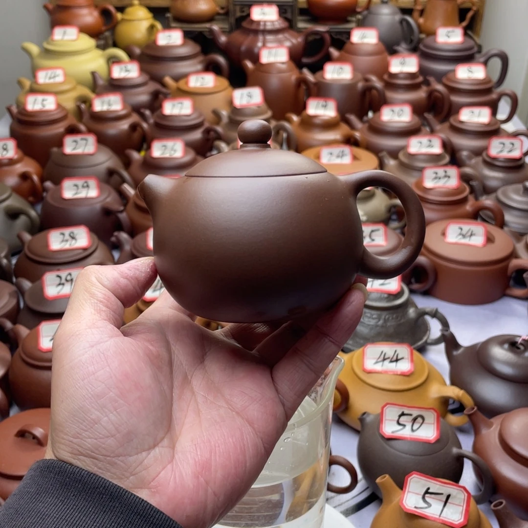 茶壶紫砂宜兴紫砂半手工