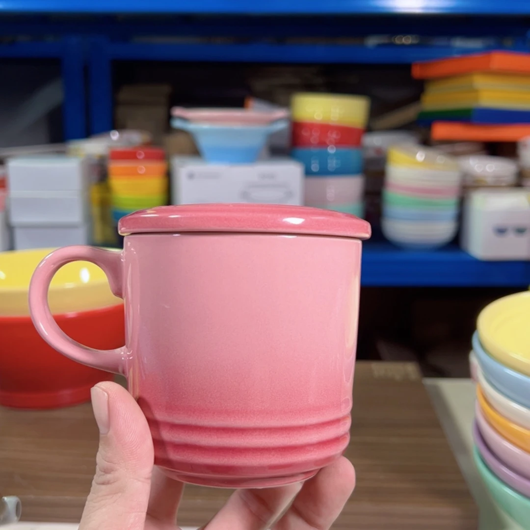 陶瓷石英粉带盖bei子