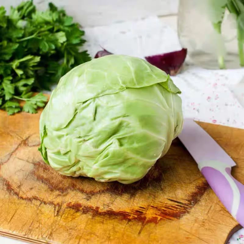 新鲜莲花菜现挖绿甘蓝卷心菜农家沙拉菜包材甘蓝菜批发