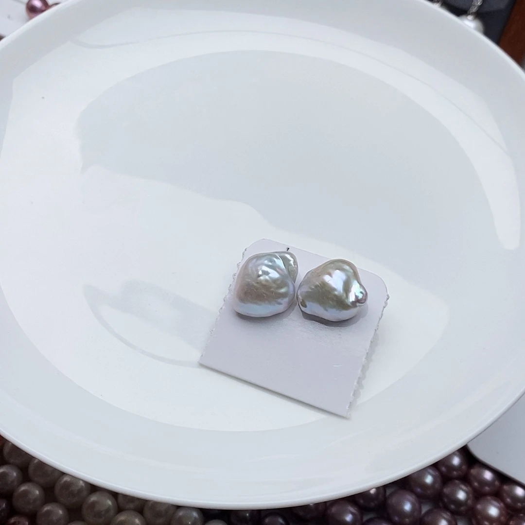 银S925镶嵌淡水珍珠颈饰