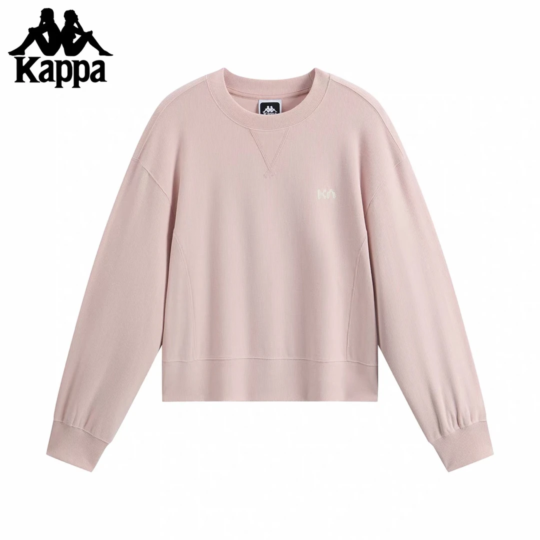 122号 kappa 26年女生春款奶芙芙的圆领卫衣