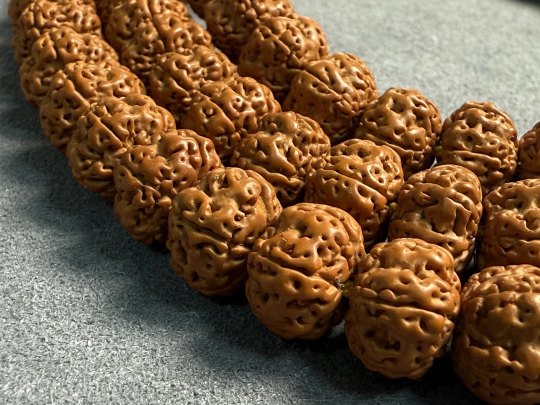 【薛老二推荐】王者南瓜 脖挂108金刚菩提文玩长串