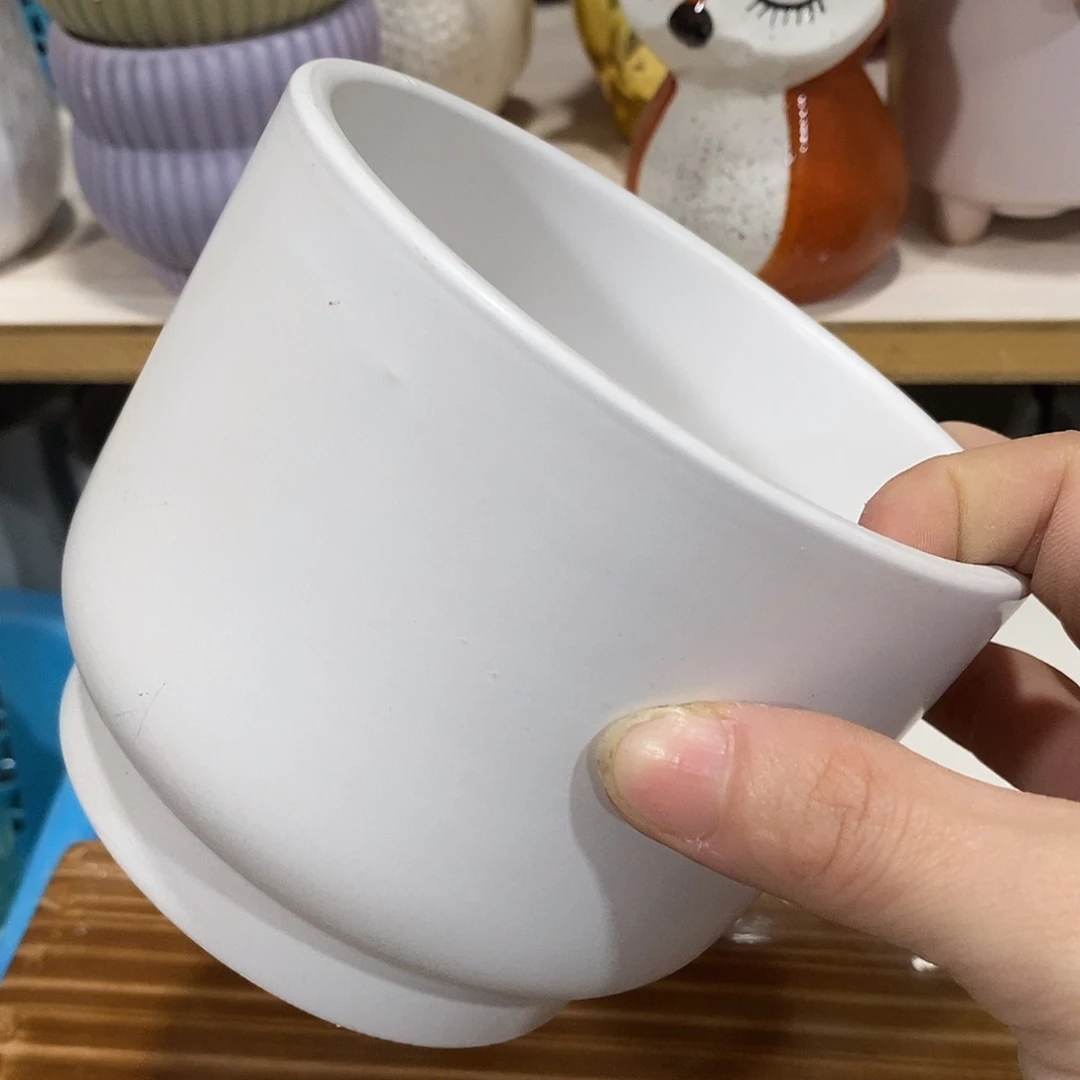 杯子陶盆有孔 瑕疵介意勿拍