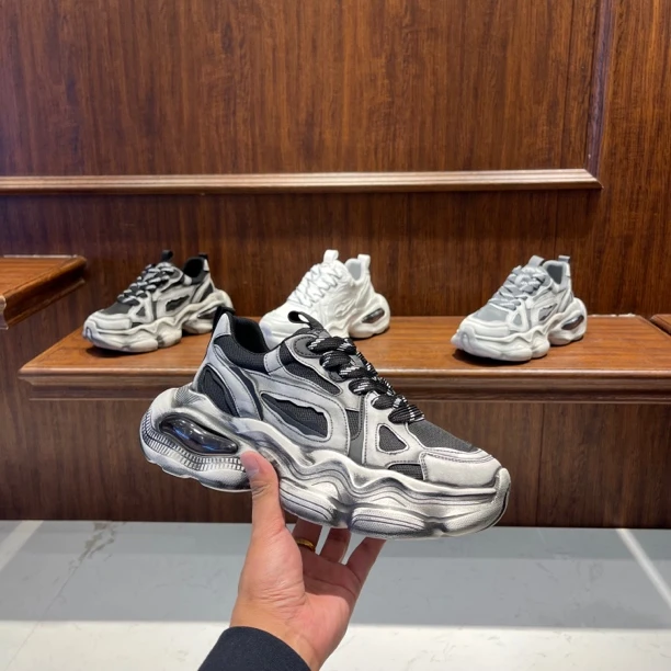 2025春季新款休闲时尚百搭潮流软底增高潮品牌男鞋（皮鞋码）