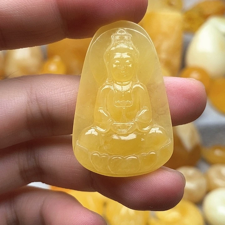 未镶嵌颈饰琥珀琥珀蜜蜡吊坠