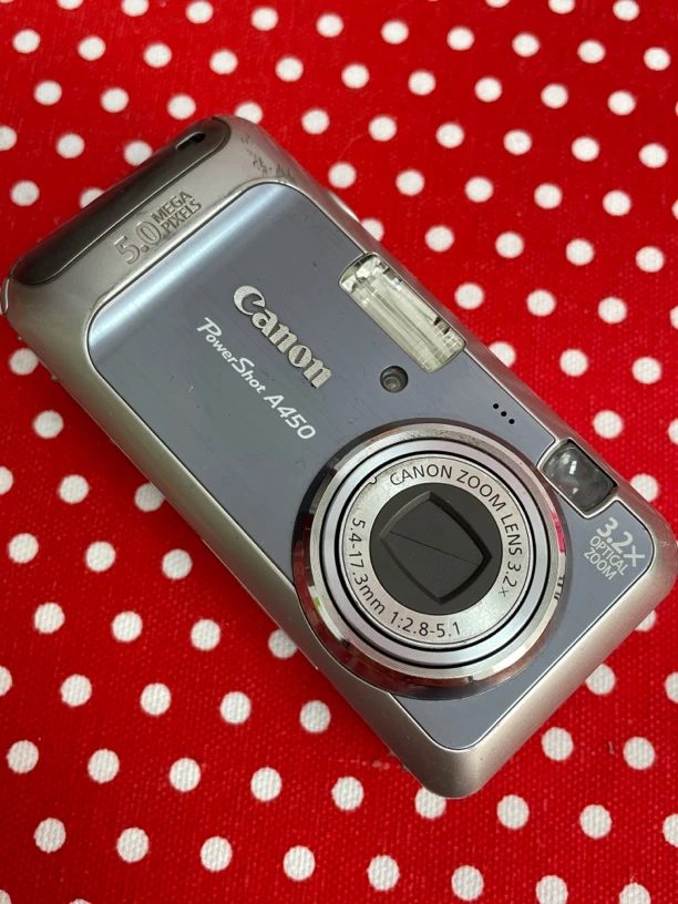 8新 Canon/佳能 a450氛围感十足奶油肌500w像素自备5号电池