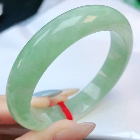 未镶嵌手镯翡翠52圈口250008