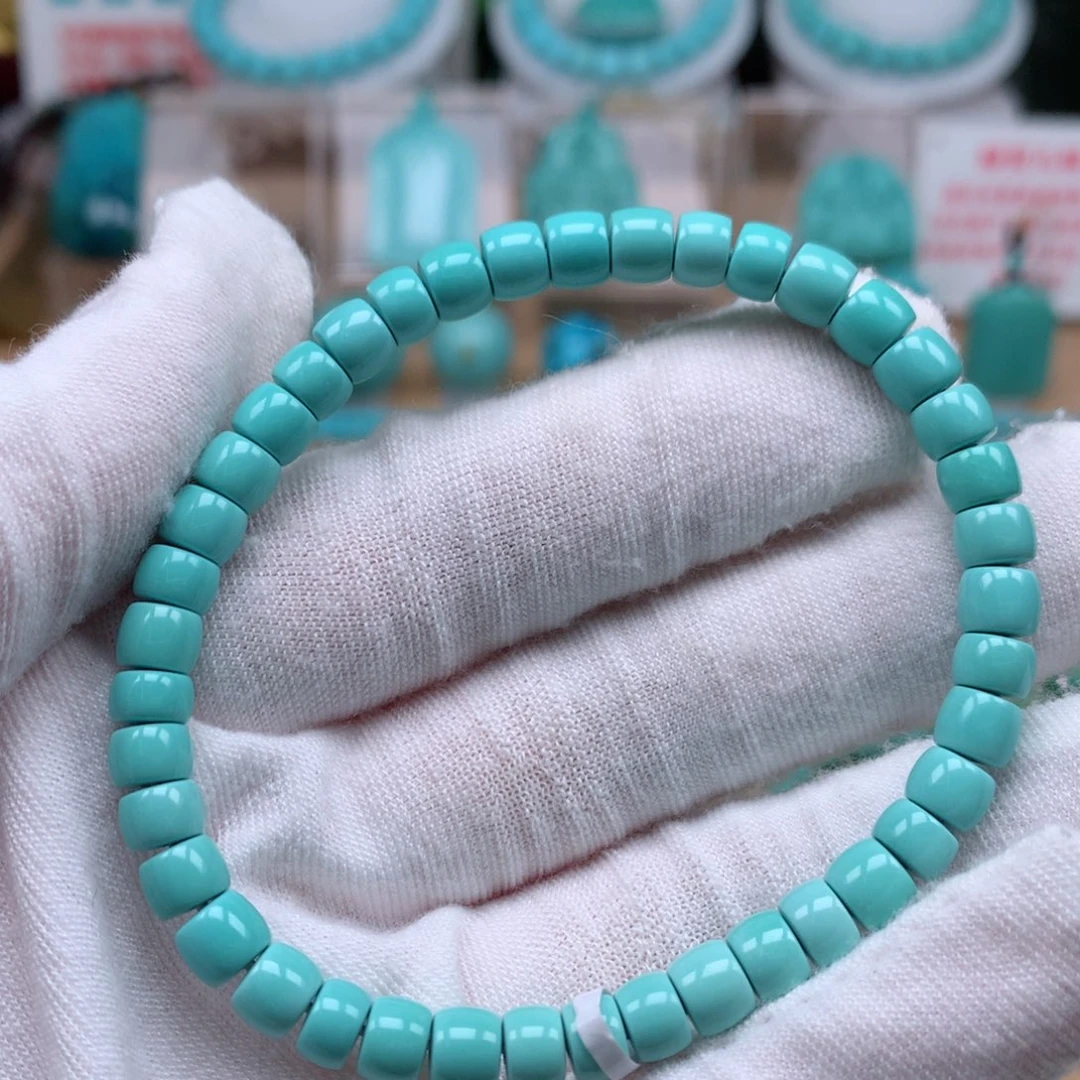 绿松石未镶嵌珠宝奇石6mm