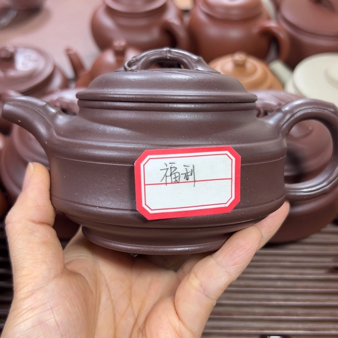 茶壶底槽青双线竹鼓 320cc