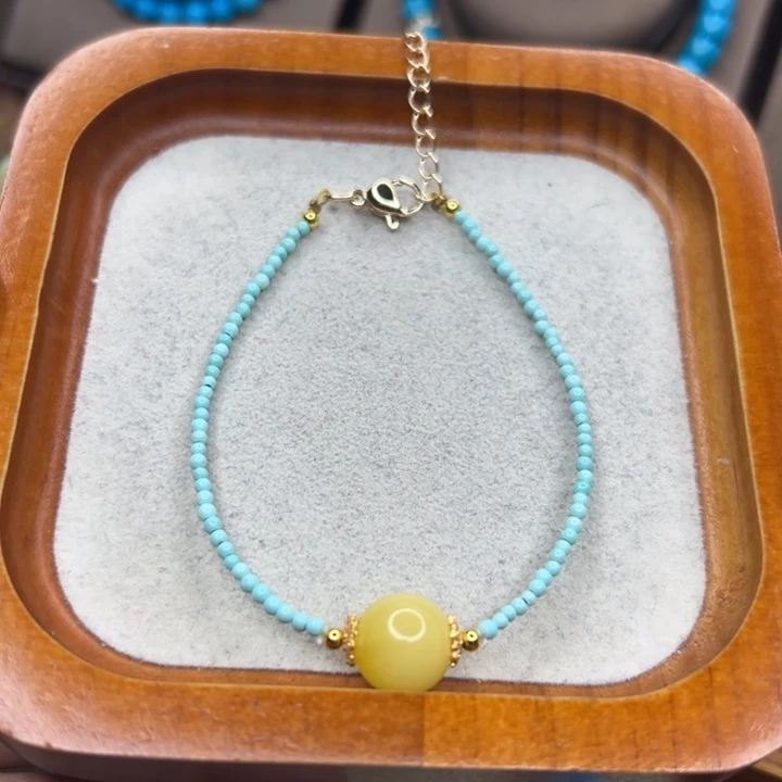 绿松石未镶嵌手链