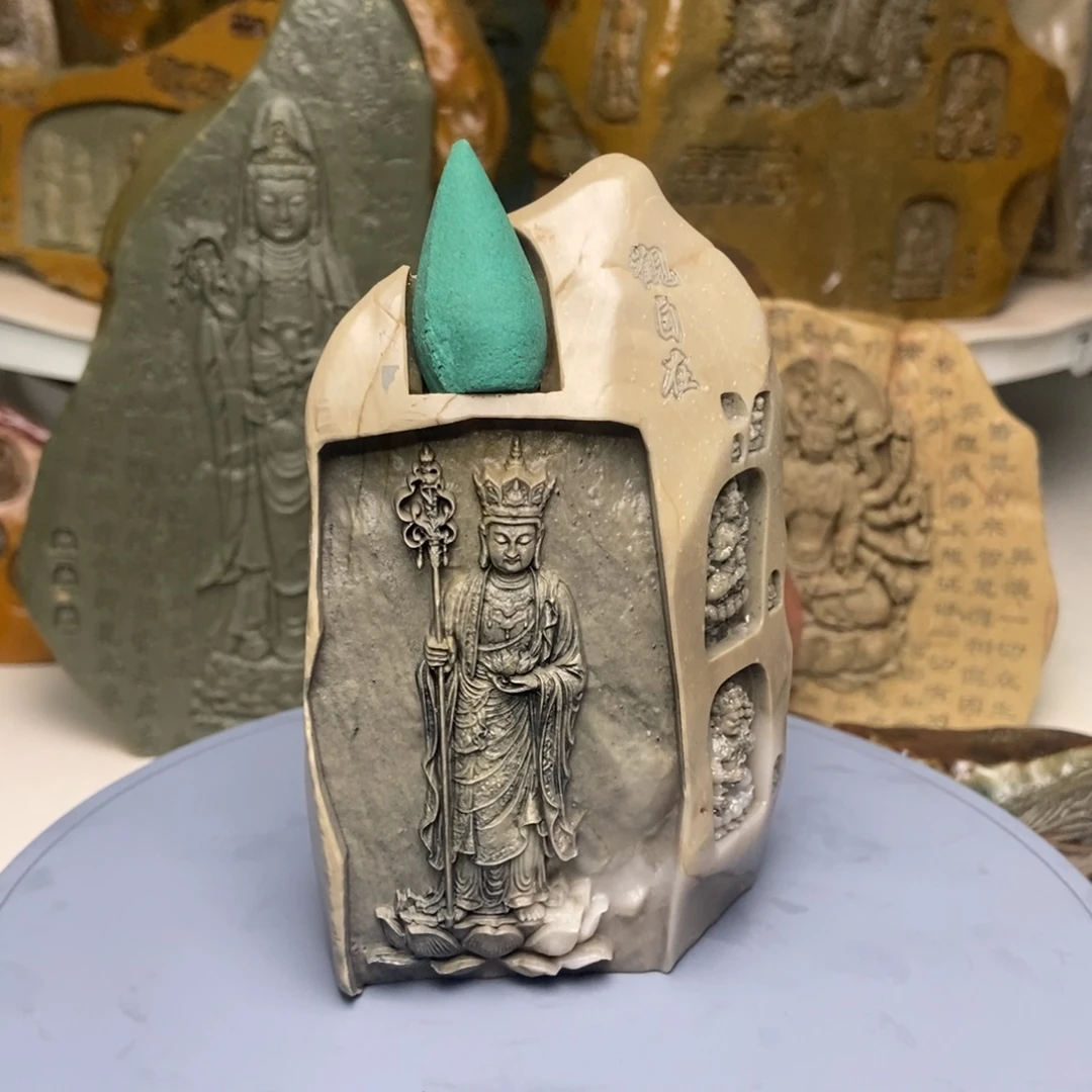 石材新疆戈壁石雕刻工艺品摆件