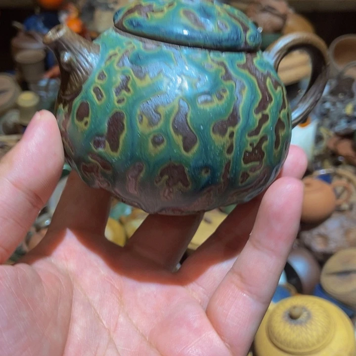 柴烧老岩泥高端茶器