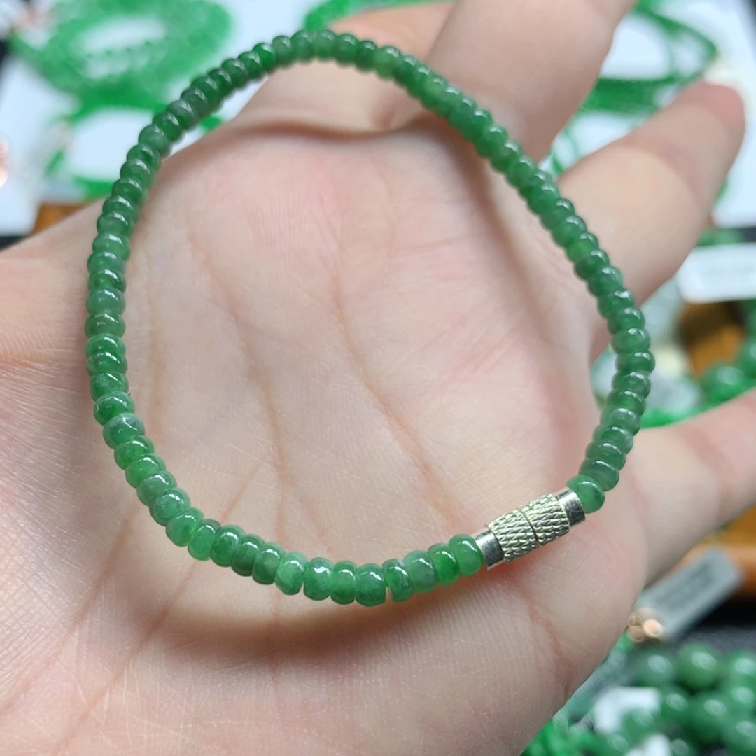 未镶嵌手链翡翠翡翠