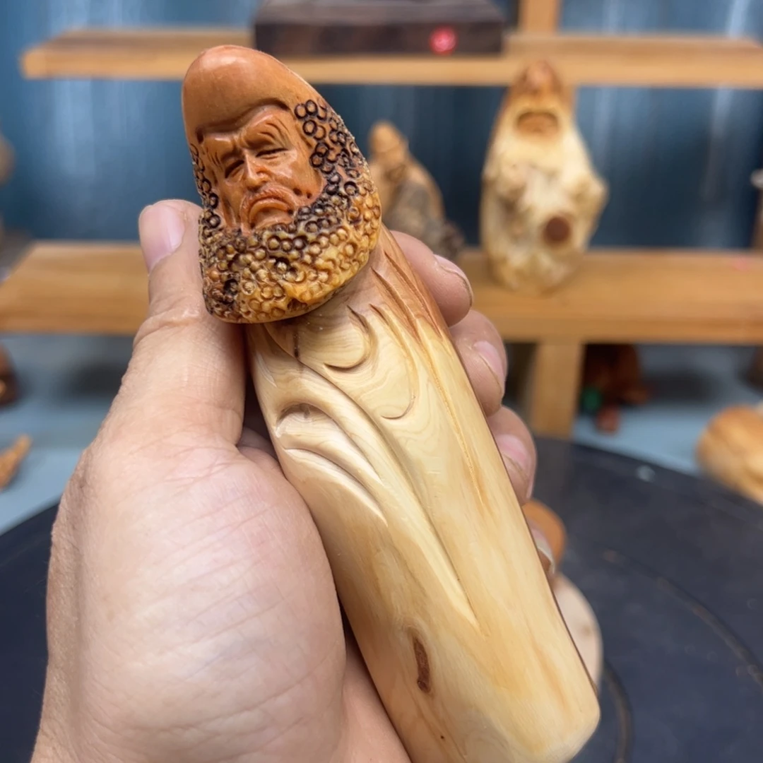 木大****司崖柏木摆件手把件
