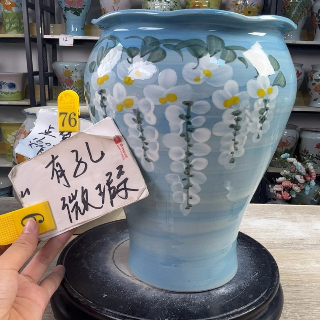 罐1tc景德镇陶瓷花盆