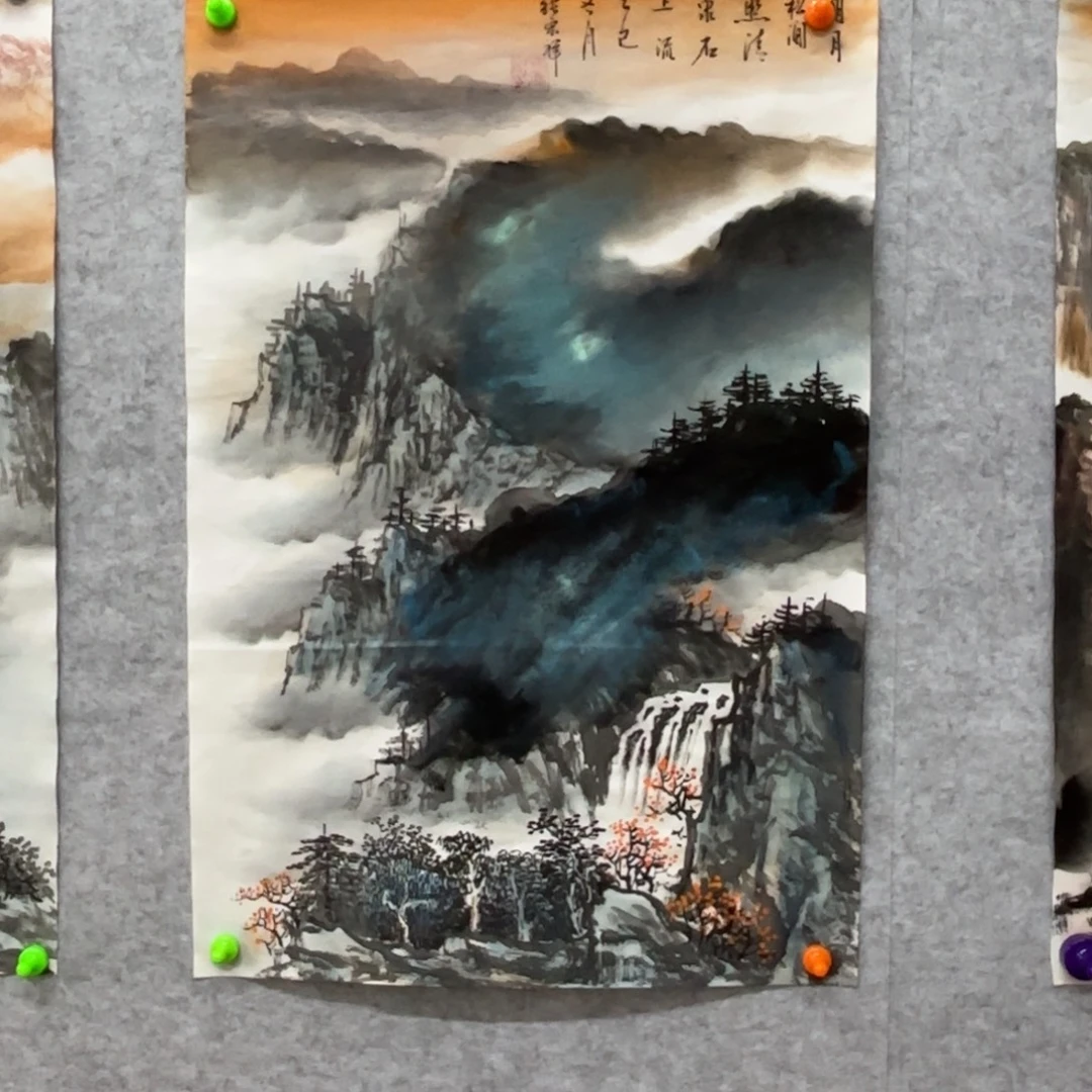 国画花鸟等多种鸟类的