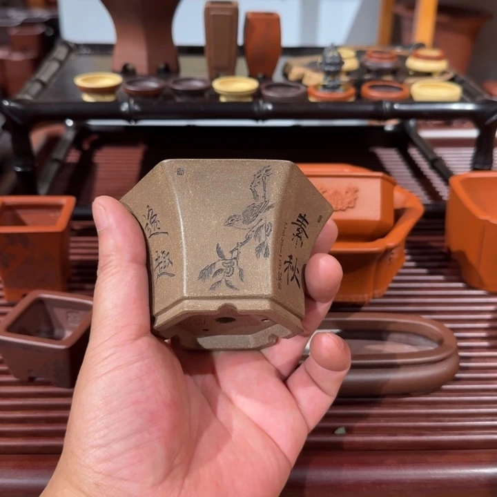 紫砂花盆用****0原矿紫泥