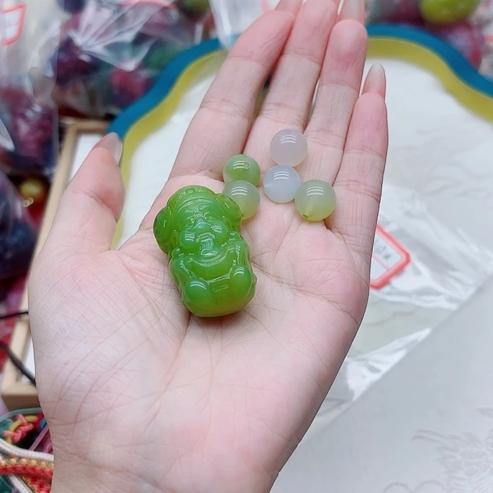 开***冰玛瑙/玉髓未镶嵌手链盐源20