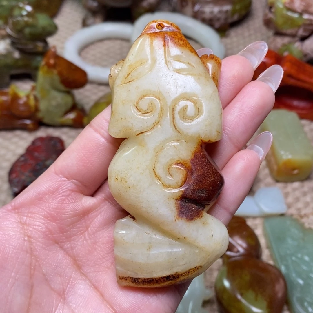 白玉菩提吊坠白玉菩提白玉菩提摆件