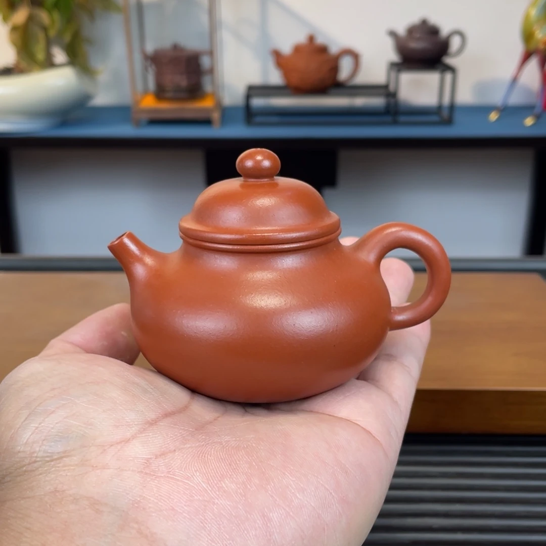 紫砂茶壶小红泥容天1500cc
